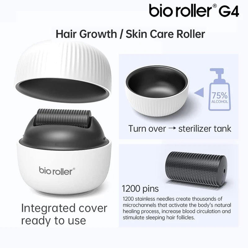 Bio Roller G4 Derma Roller für Haut & Haar (1200 Pins) – Produktansicht 8