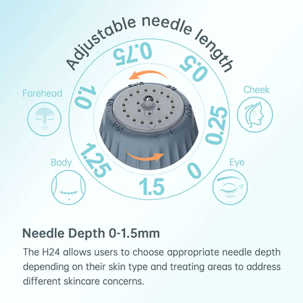 Dr. Pen Bio Needle H24 Hydra Derma Stamp (10 ml) – Produktansicht 3