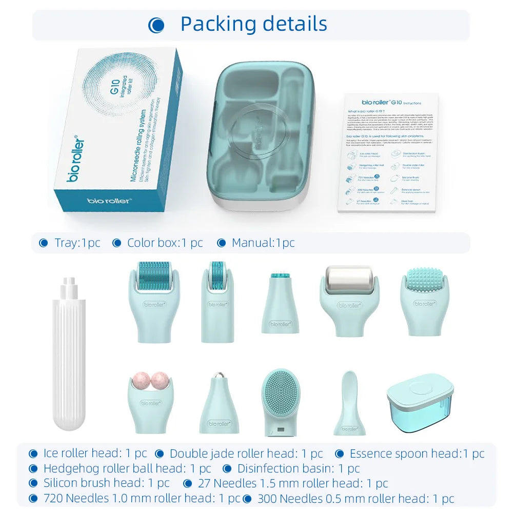 Bio Roller G10 – 10-in-1 Microneedling Set – Produktansicht 2