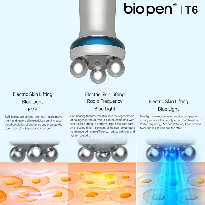 Bio Pen T6 Radiofrequenz-Hautpflegegerät – Produktansicht 3